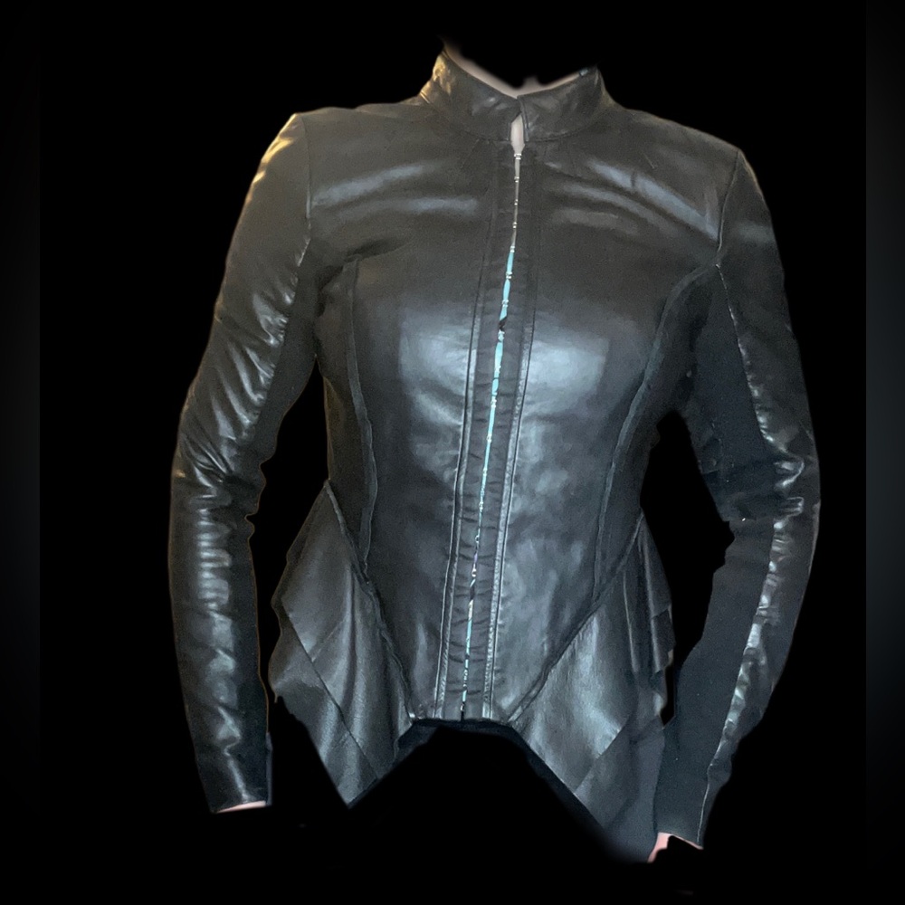 Women's Black Leather Jacket